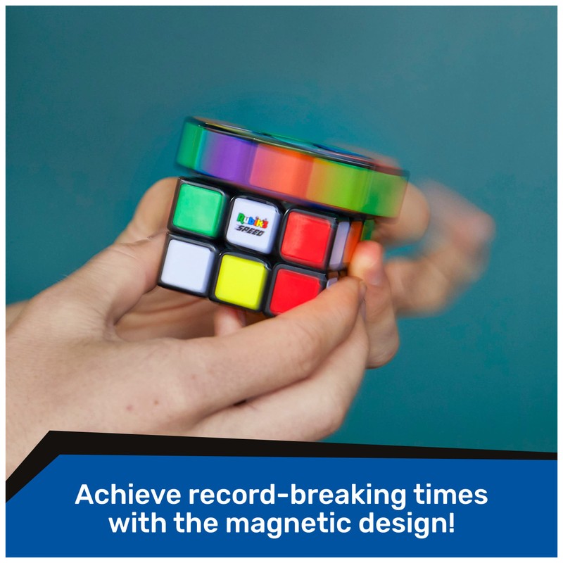 Rubik’s Cube, 3x3 Magnetic Speed Cube, Super Fast Problem-Solving Challenging