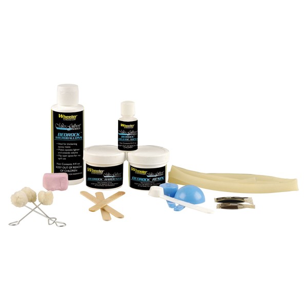 Wheeler Bedrock Glass Bedding Kit Resin, Hardener, Instructions for Improved