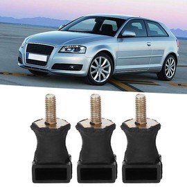 Car Secondary Air Pump Holder Cushion Damper Buffer Pack of 3 Air Pump Holder Socket Fixing Bracket Set 06A133567A Replacement for Cabrio/EuroVan