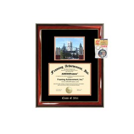 Diploma Frame Big UOP University of Pacific Graduation Gift Case Embossed Picture Frames Engraving Degree Graduate Bachelor Masters MBA PHD Doctorate School