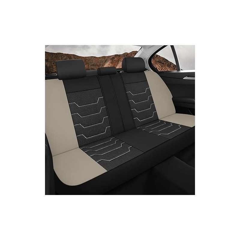 CAROMOP - Fundas transpirables para asiento de auto, asientos completos,