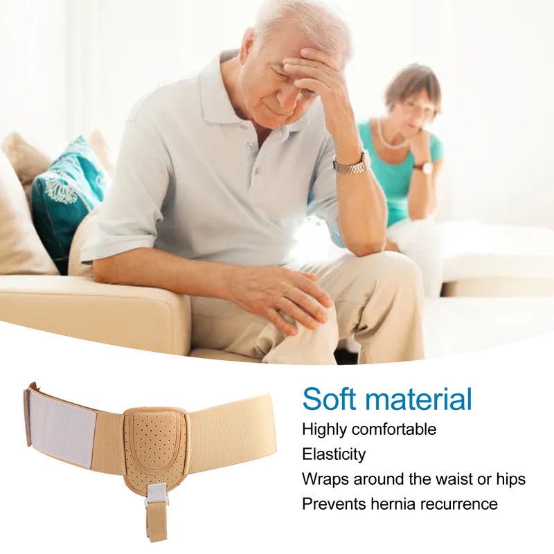 Hernia Belt Adjustable Soft Elastic Reduce Soreness Inguinal Hernia Support