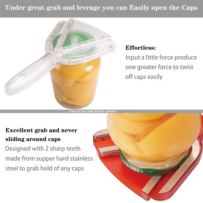 Uinxan Jar Opener for Weak Hand & Seniors with Arthritis,Easy