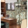 Livelynine Vinyl Bathroom Wallpaper Peel and Stick Backsplash for Kitchen