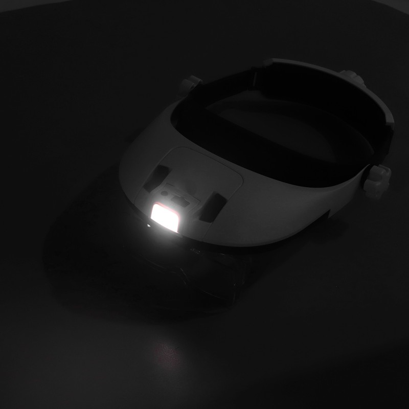 Head Magnifier Rechargeable Magnifying Glasses LED with 5pcs Eyeglass for