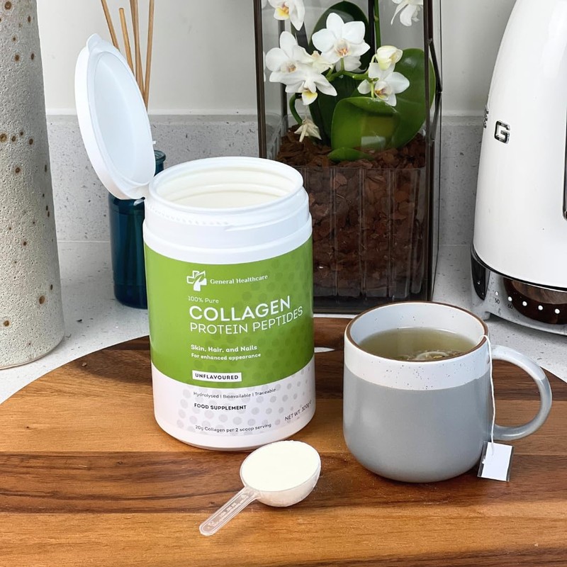 100% Pure Collagen Powder Protein Peptides - General Healthcare 300g