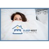 SLEEP-NEST Alaskan King Duvet Cover 132x120 Pinch Pleated 3 Piece