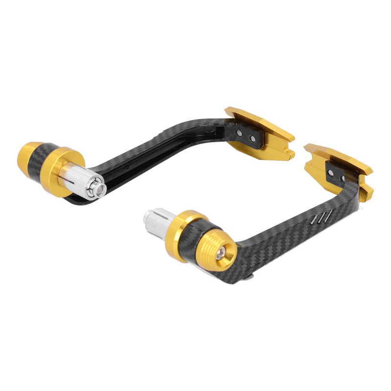 Motorcycle Handlebar Guard Carbon Fiber Style Aluminium Alloy Universal 22mm/0.87inGold