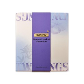 Twinings Superblends Sleep & Unwind Collection Gift Box | Green Tea & Herbal Infusions Selection Box | Wellness Gift | 4 flavours | 20 Recyclable Individually Wrapped Plant-Based Tea Bags