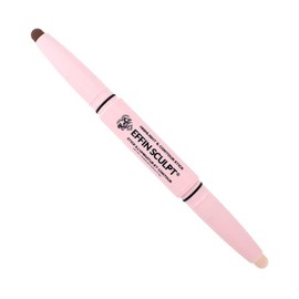 KimChi Chic Beauty Effin Sculpt Contour and Highlight Stick Tono Medium - Barra de contorno e iluminador, fórmula cremosa con mantequilla de semillas de mango, vitamina E y aceite de almendras dulces
