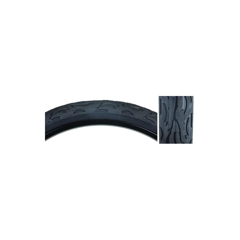 Sunlite Flame Cruiser Tire, 20 x 3.0, Black/Black