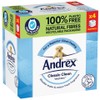 Andrex Classic Clean Washlets Moist Toilet Tissue Quad, 4 x