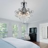 WUZUPS Crystal Chandelier 10-Light Pendant Ceiling Light Modern Lighting Fixture