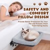 BALAPET Firm Bedside Cat Bed, Cat Bed with Soft Guardrail