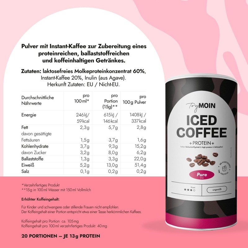 TryMOIN - Protein Coffee Powder without Added Sugar & Sweeteners