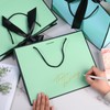 Yieseang Gift Bags for Presents,Luxury Green Present Bags Ribbon Bow