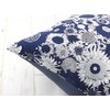 DDintex FLORET LONDON Cushion Cover Small Sass Navy 45x45cm [Liberty