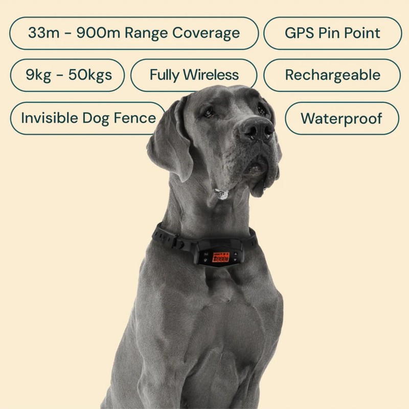 [Houndware] Advanced Outdoor GPS Dog Containment System - Invisible, Wireless