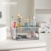 SWTYMIKI Kitchen Sink Caddy Organizer - 2 Tier Sponge Holder