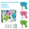 Babuloo 3 Packs Bubble Guns for Kids, Bubble Machine 5000