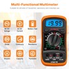 ULTRICS Digital Multimeter, Voltmeter Ammeter Ohmmeter Circuit Checker with Backlight