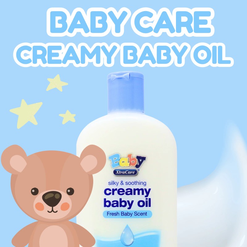 XtraCare Baby Creamy Oil - Silky, Soothing, Fresh Scent -