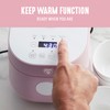GreenLife Digital Rice Cooker, 2-Cups Uncooked/4-Cups Cooked, Removable Nonstick Ceramic