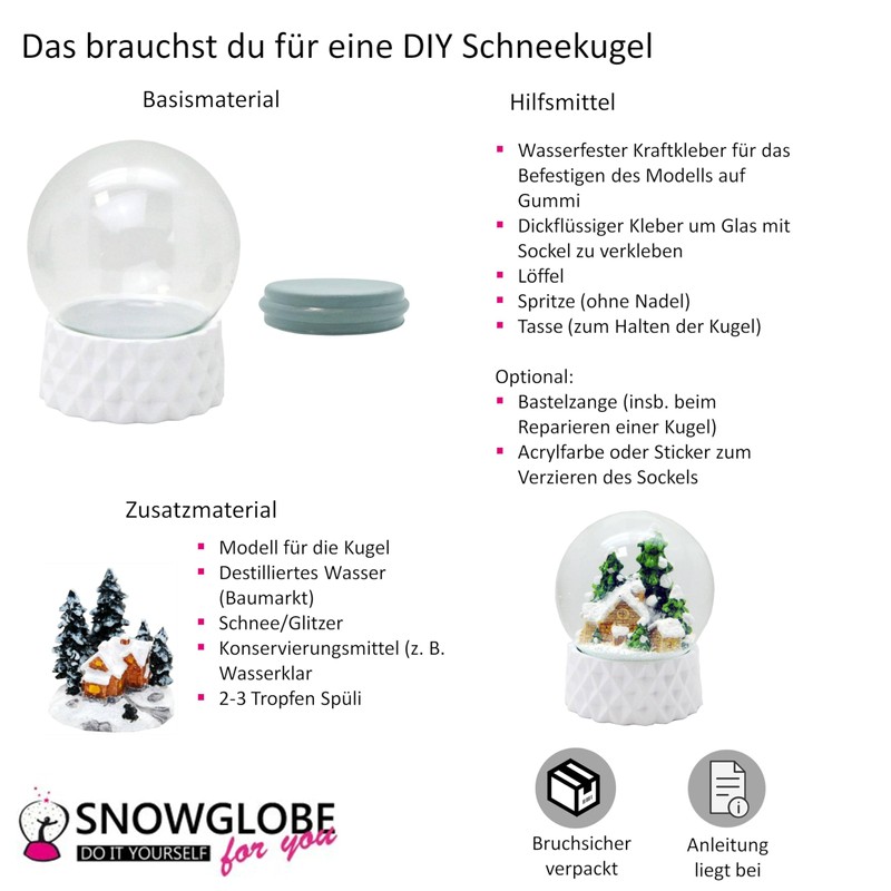 Snowglobe for You 40054 DIY Snow Globe Do It Yourself