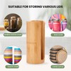 QOOMABA Mason Jar Lid Organizer (2pcs), Mason Jar Lid Storage