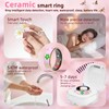 Govllfoz Smart Rings, Ceramic Ring, Enamel Rings, for Women and