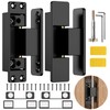 Lipshome 4.5" Hidden Door Hinge/Concealed Hinges,Invisible Hinges,Invisible Door Silent Door