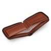 Yoshi Mens RFID Blocking Full Zip Around Leather Coin Pocket