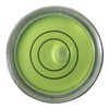 Small Metal Round Circular Bulls Eye Spirit Bubble Level (Green