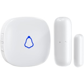 METAK Wireless Door Chime for Business When Entering, Door Open Chime with 500Ft Wider Range LED Indicator, Exclusive Door Ringer Alert Offers 58 Chimes 5 Volume Levels for Home Store Office Business