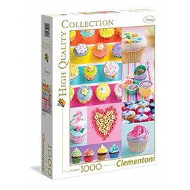 Clementoni 39419 Clementoni-39419-High Quality Collection-Sweet donuts-1000 Pieces, Multi-Colour