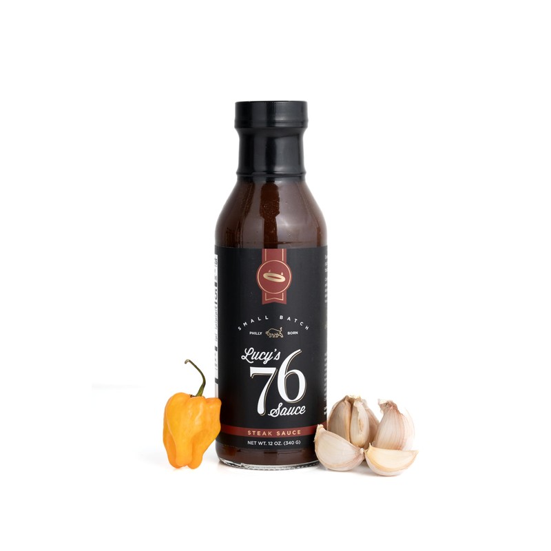 Lucy's 76 Sauce by Saint Lucifer Spice Co, 12 oz.