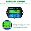 Yooreal Digital Backlight Tachometer Hour Meter,Resettable Hours,Replaceable Battery Engine for