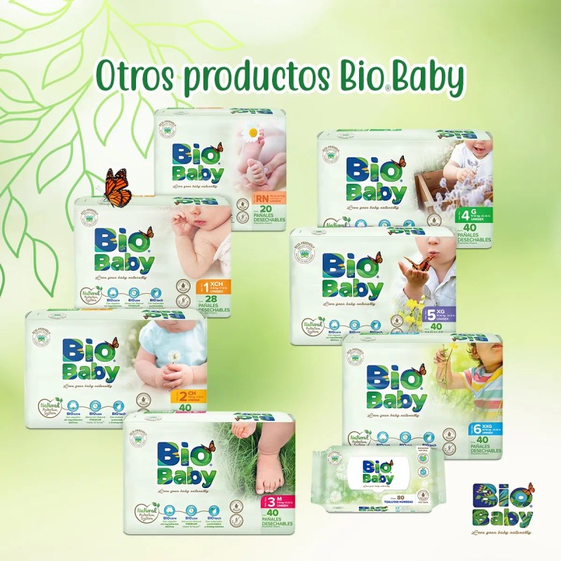 Pañales Bio Baby Etapa 4 G Unisex 64 Piezas