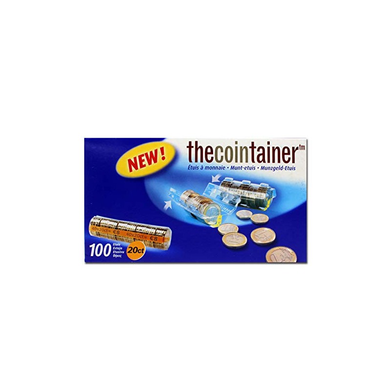 effektivo Plastic Coin Sleeves for 20 Cent Euro Coins Made