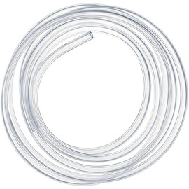 Yesallwas 9.8 Foot - 1/4 Inch(6mm) ID x 5/16 Inch(8mm) OD Clear Vinyl Tubing, Translucent Plastic PVC Tubing Hose Pipe for Water Air Pump