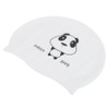 2Pcs Silicone Swimming Cap Hat Cartoon Cute Universal Type for