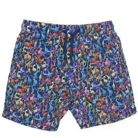 INGEAR Little Boys Quick Dry Swim Trunks UPF 50+ Beach Board Shorts Sizes 2T-14 Vibrant Patterns for Summer Adventures