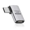 Duttek USB C to Right Angle Adapter, Type C Extension