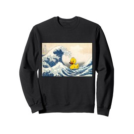 Rubber Duck Great Wave Cute Ducky Duckie Men Women Kids Sweatshirt