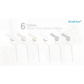 Hibbent 2-Pack Universal Side/Angle Mount Toilet Handle, Brass Toilet Tank Flush Lever