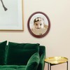 NOLITOY Wooden Oval Photo Frame Creative Solid Picture Holder for