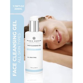 MAGIC WOMEN Facial Cleansing Gel, Daily Face Wash and Makeup Remover Formulated