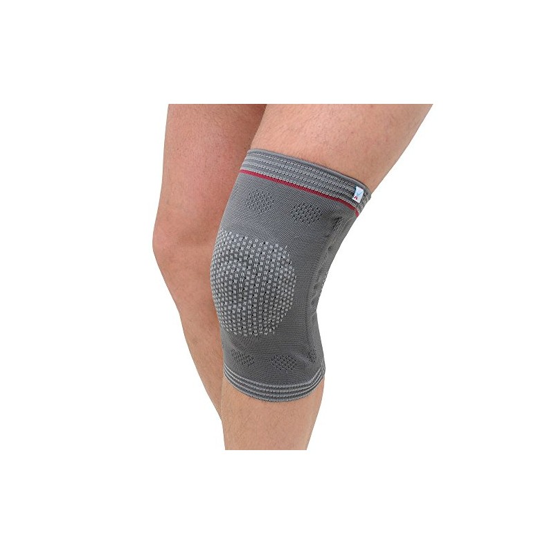 Medically Approved: Woven Stretch Elastic Knee Sleeve with Spiral Stays