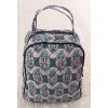 Vera Bradley Lunch Bunch Paisley Stripes Gray School Work Quilted