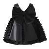 TENTIDE Baby Girl Black Dress Wedding Sleeveless V Neck A-line